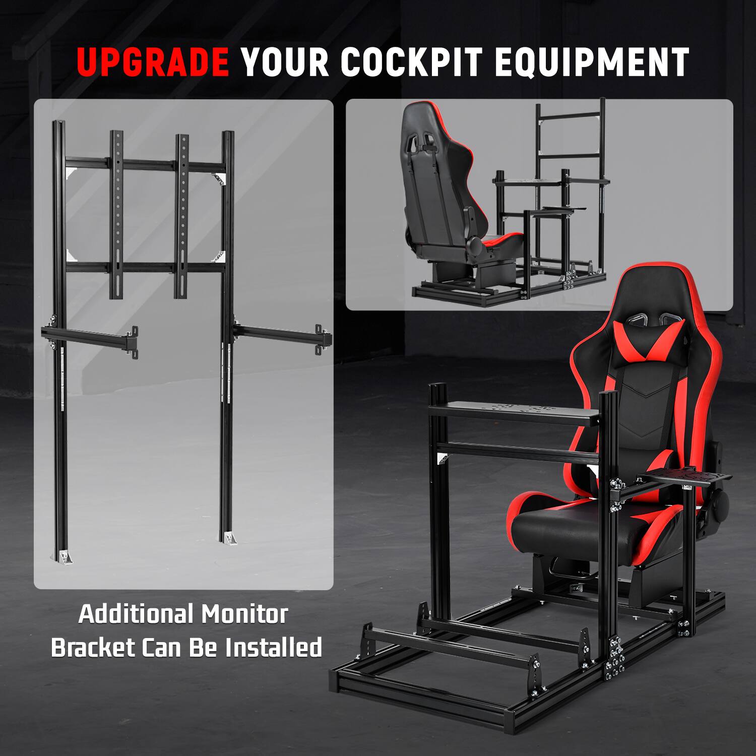 UPGRADE YOUR COCKPIT EQUIPMENT

Additional Monitor Bracket Can Be Installed
