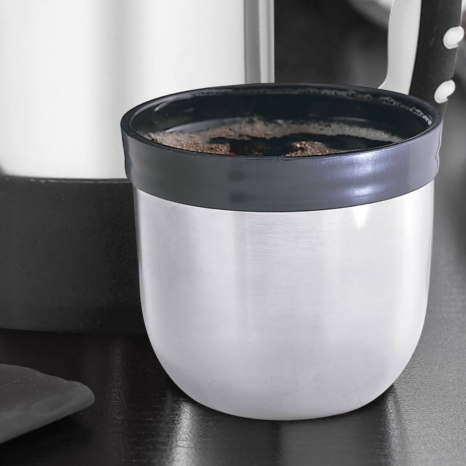 Back. Thermos - 1-Liter Stainless Steel Beverage Bottle - Stainless Steel.