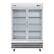 Alt View 2. Koolmore - 54 in. Two Glass Door Commercial Reach-In Refrigerator - 47 Cu Ft. RIR-2D-GD - Stainless-Steel.
