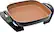 Front. Bella - 12" x 12" Copper Titanium Electric Skillet - Black.