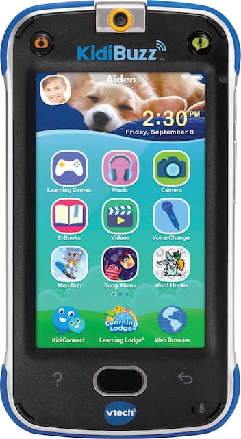 VTech - VTech KidiBuzz - Black/blue - Front_Zoom. 1 of 15 Images & Videos. Swipe left for next.