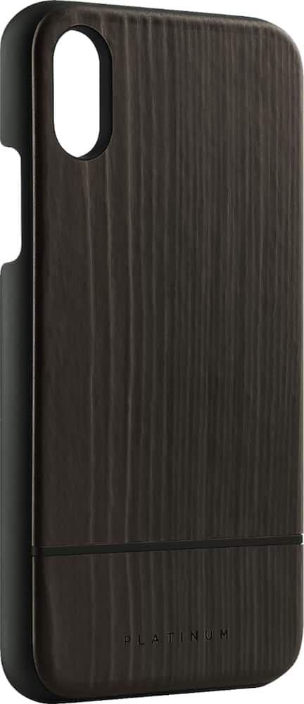 wood case for apple iphone x and xs - burnt wood wood case for apple iphone x and xs - burnt wood