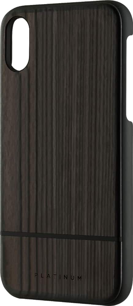 wood case for apple iphone x and xs - burnt wood wood case for apple iphone x and xs - burnt wood