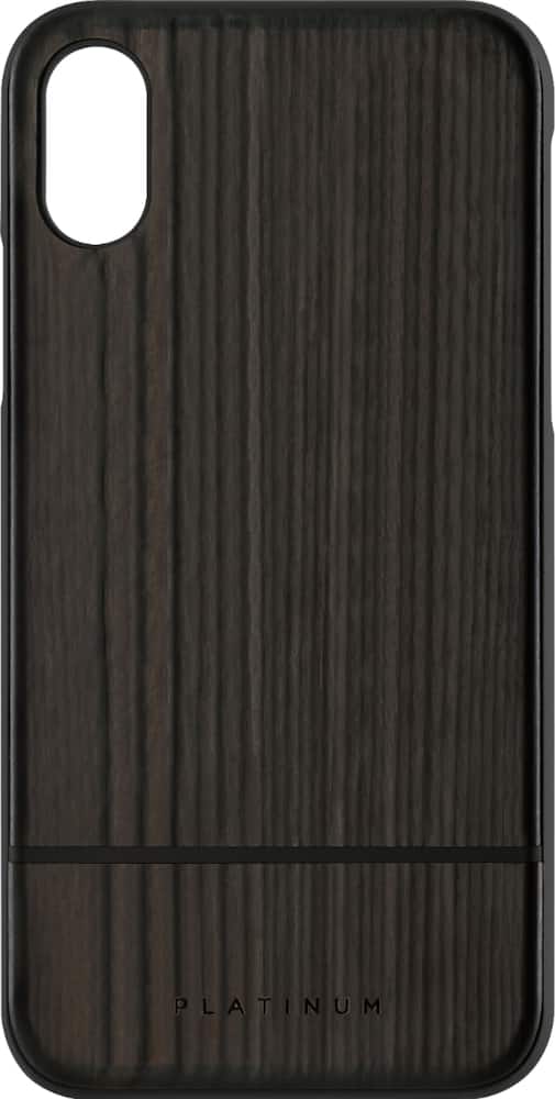 wood case for apple iphone x and xs - burnt wood wood case for apple iphone x and xs - burnt wood