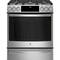 GE - 5.6 Cu. Ft. Self-Cleaning Slide-In Dual Fuel Convection Range-Front_Standard