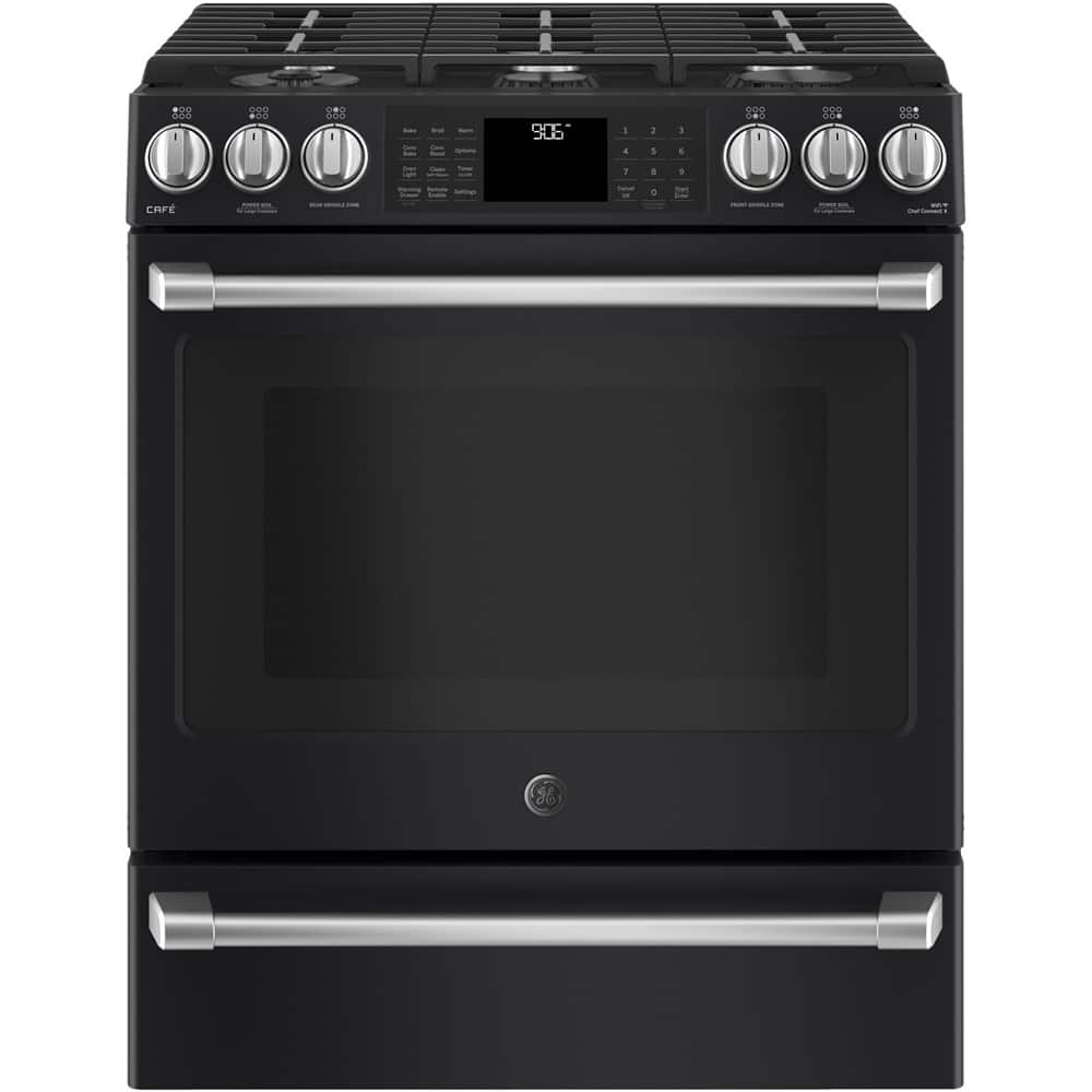 Best Buy GE Café 5.6 Cu. Ft. SelfCleaning SlideIn Gas Convection