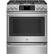 Front. Café - 5.6 Cu. Ft. Self-Cleaning Slide-In Gas Convection Range.