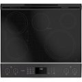 Alt View Zoom 11. GE - 5.3 Cu. Ft. Slide-In Electric Induction Convection Range - Stainless steel.