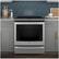 Alt View 13. GE - 5.3 Cu. Ft. Slide-In Electric Induction Convection Range - Stainless Steel.