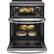 Alt View 12. GE - 6.6 Cu. Ft. Slide-In Double Oven Electric Convection Range - Stainless Steel.