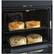 Alt View 17. GE - 6.6 Cu. Ft. Slide-In Double Oven Electric Convection Range.