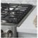 Alt View Zoom 18. Café Self-Cleaning Slide-In Dual Fuel Convection Range - Stainless steel.