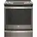 Front. GE - 5.3 Cu. Ft. Slide-In Electric Convection Range.