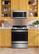 Alt View 24. GE - 5.3 Cu. Ft. Slide-In Electric Range - Stainless Steel.