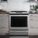 Alt View 2. GE - 5.3 Cu. Ft. Slide-In Electric Convection Range - Stainless Steel.