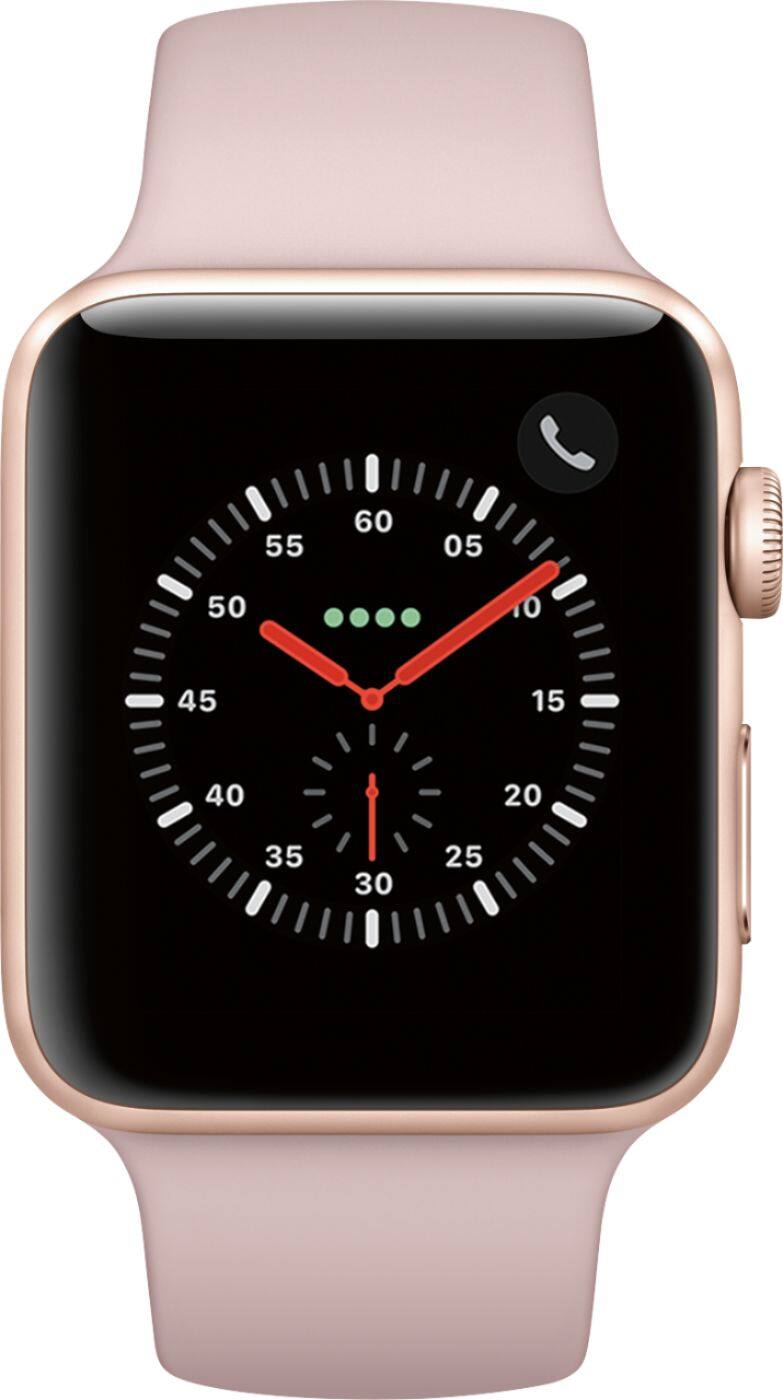 apple watch 3 42mm pink sand