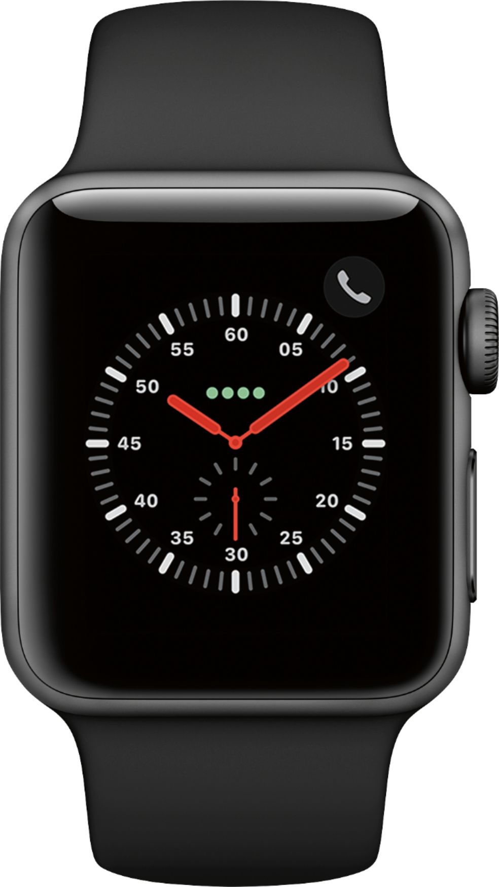  Apple Watch Series 3 [GPS 38mm] Smart Watch w/Space Gray  Aluminum Case & Black Sport Band. Fitness & Activity Tracker, Heart Rate  Monitor, Retina Display, Water Resistant : Electronics