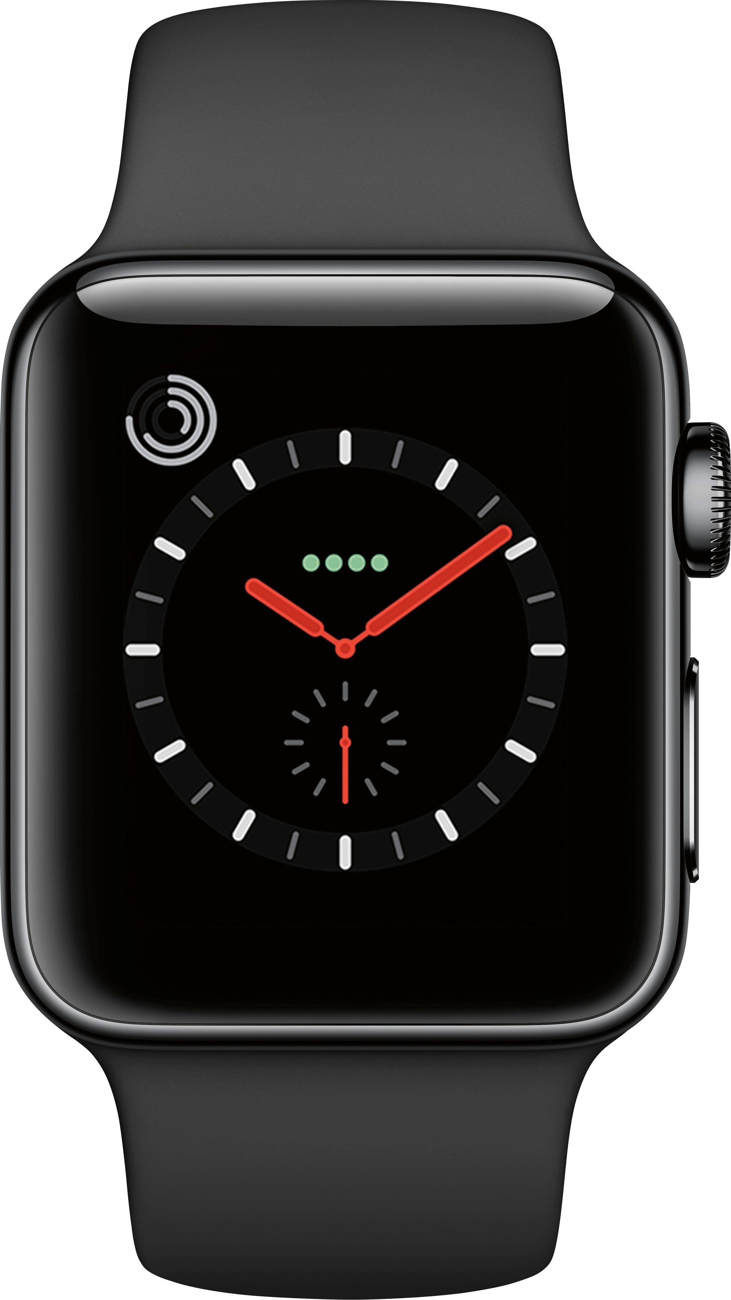 Best Buy Apple Watch Series 3 GPS Cellular 38mm Space Black