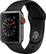 Angle. Apple - Apple Watch Series 3 (GPS + Cellular) 38mm Space Gray Aluminum Case with Black Sport Band - Space Gray Aluminum.