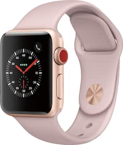 Apple Watch Series 3 (GPS + Cellular) 38mm Gold Aluminum Case with Apple Watch Series 3 (GPS + Cellular) 38mm Gold Aluminum Case with
