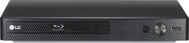 LG - Streaming Audio Blu-ray Player - Black - Front_Zoom