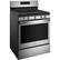 Left. Whirlpool - 5.0 Cu. Ft. Self-Cleaning Freestanding Fingerprint Resistant Gas Range.
