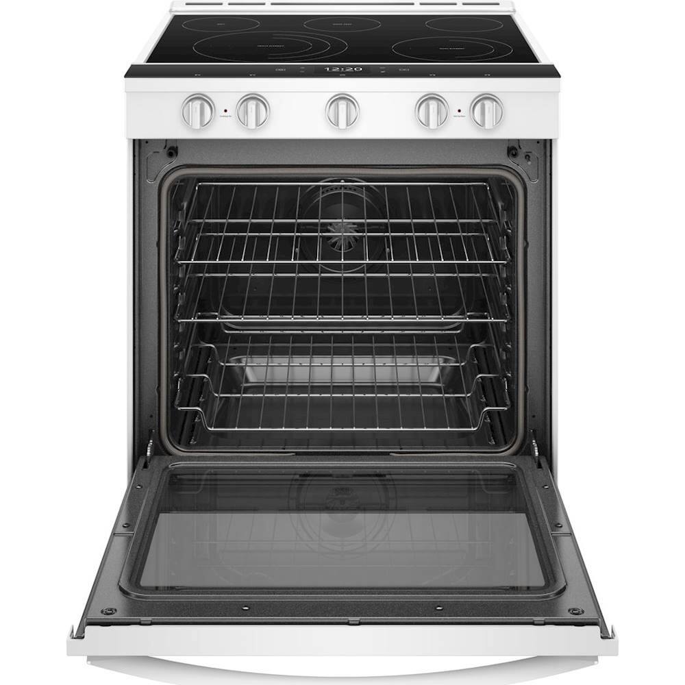 Alt View 11. Whirlpool - 6.4 Cu. Ft. Self-Cleaning Slide-In Electric Convection Range - White.