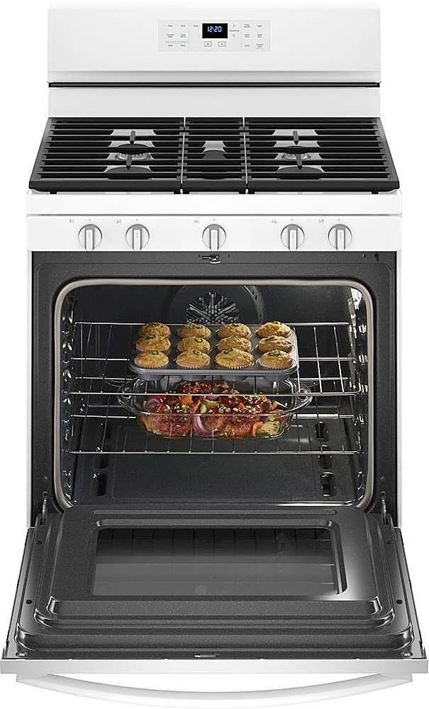 Alt View 12. Whirlpool - 5.0 Cu. Ft. Self-Cleaning Freestanding Gas Convection Range.