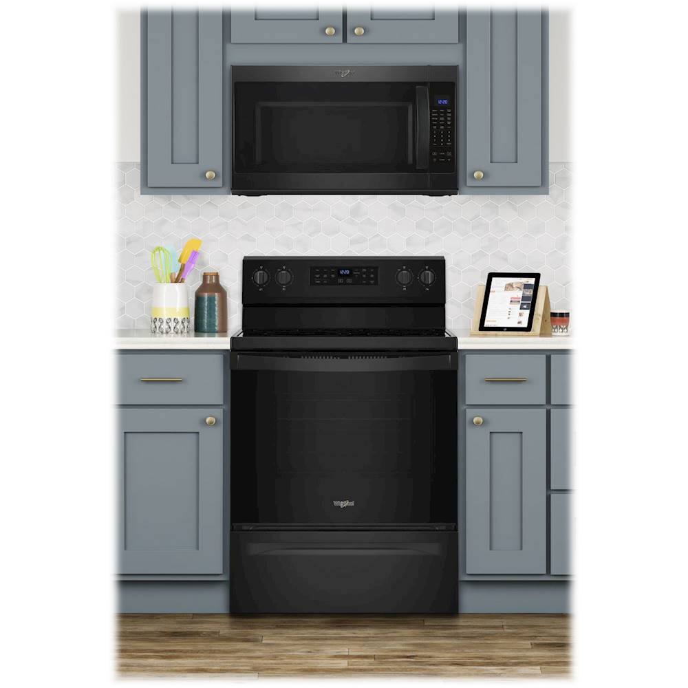 Alt View 17. Whirlpool - 5.3 Cu. Ft. Self-Cleaning Freestanding Electric Convection Range.