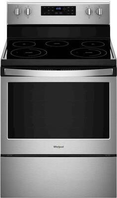 Whirlpool - 5.3 Cu. Ft. Self-Cleaning Freestanding Electric Range - Stainless steel