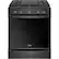 Front. Whirlpool - 5.8 Cu. Ft. Self-Cleaning Slide-In Gas Convection Range - Black.