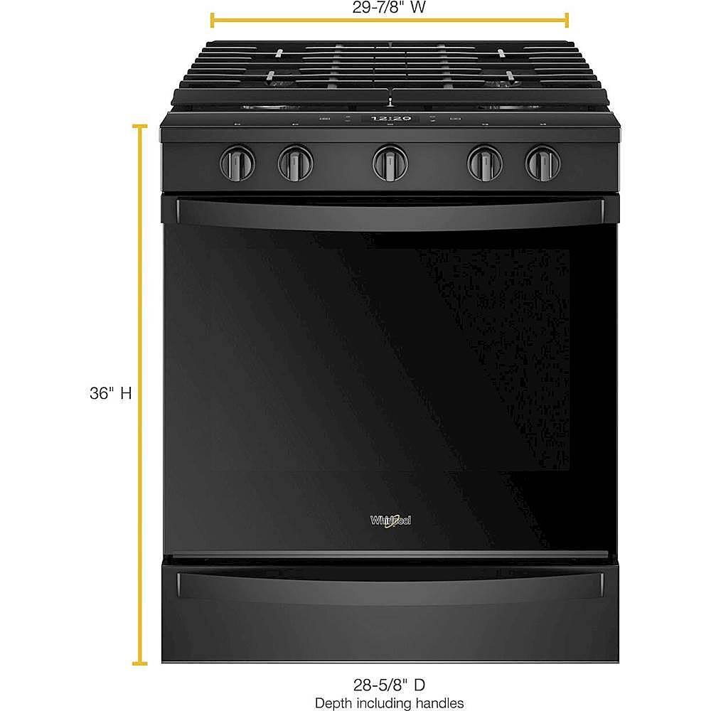 Best Buy Whirlpool 5.8 Cu. Ft. SelfCleaning SlideIn Gas Convection