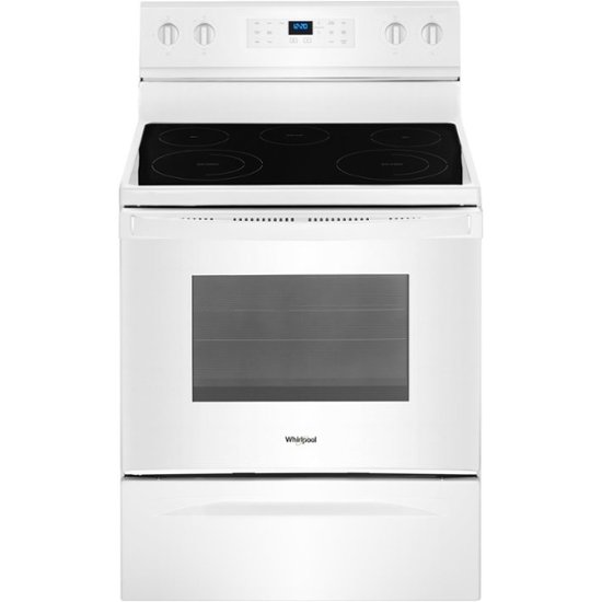 Whirlpool – 5.3 Cu. Ft. Self-Cleaning Freestanding Electric Convection Range – White