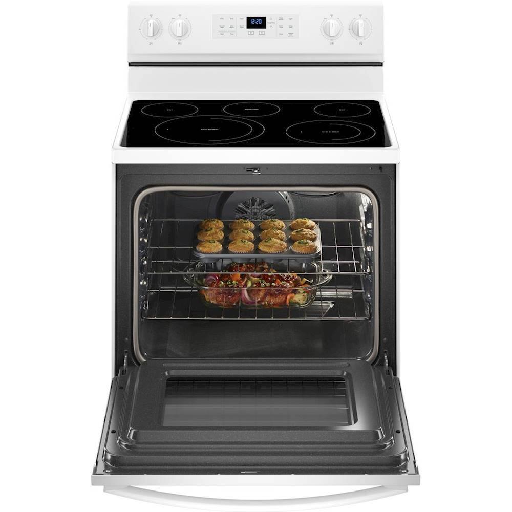Alt View 12. Whirlpool - 5.3 Cu. Ft. Freestanding Electric Convection Range with Self-High Heat Cleaning Method.