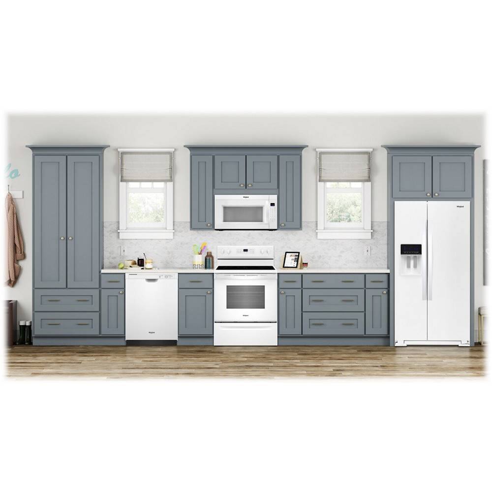 Alt View 18. Whirlpool - 5.3 Cu. Ft. Freestanding Electric Convection Range with Self-High Heat Cleaning Method.