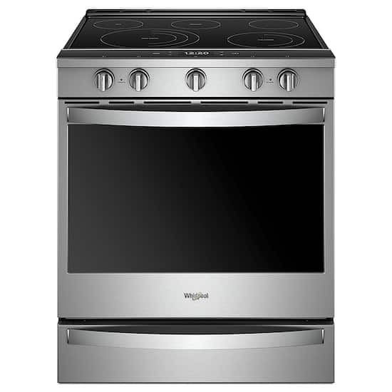 Whirlpool 6.4 Cu. Ft. Slide In Electric Convection Range with Self