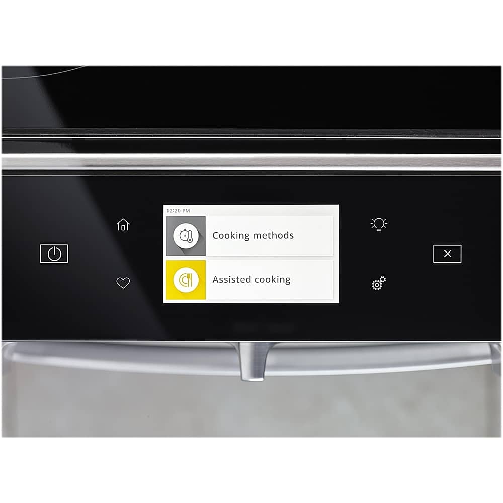 Angle. Whirlpool - 6.4 Cu. Ft. Slide-In Electric Convection Range with Self-Cleaning with Air Fry with Connection - Fingerprint Resistant Stainless Steel.