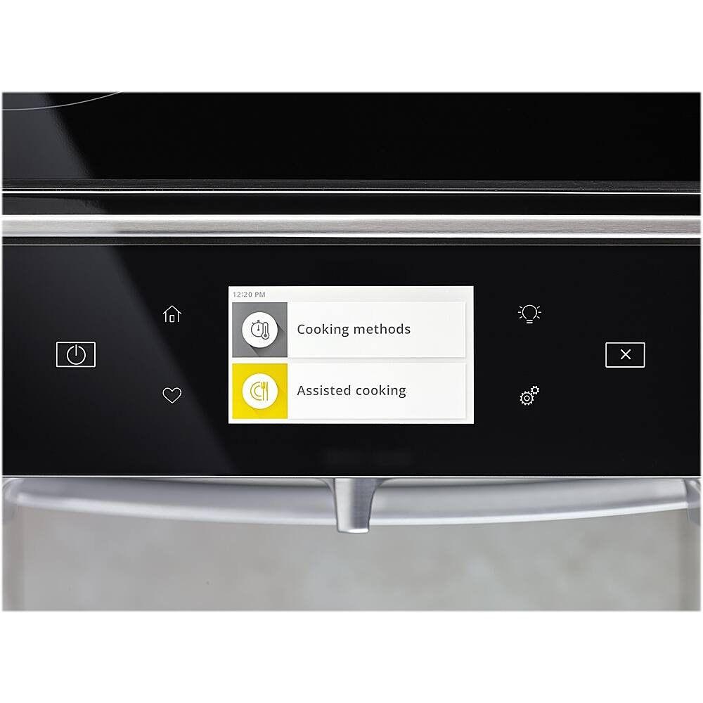 Angle. Whirlpool - 6.4 Cu. Ft. Slide-In Electric Convection Range with Self-Cleaning with Air Fry with Connection - Fingerprint Resistant Stainless Steel.