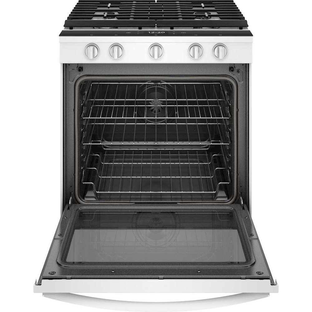 Alt View 12. Whirlpool - 5.8 Cu. Ft. Slide-In Gas Convection Range with Self-Cleaning with Air Fry with Connection - White.