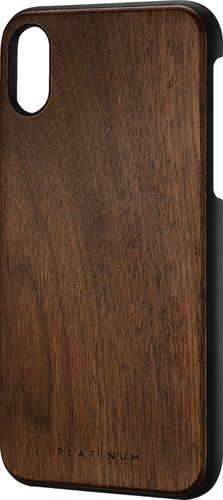 Platinumâ„¢ - Wood Case for AppleÂ® iPhoneÂ® X and XS - Walnut Wood was $29.99 now $14.99 (50.0% off)