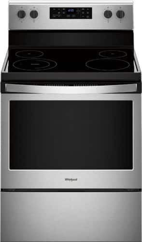 Whirlpool - 5.3 Cu. Ft. Freestanding Electric Range - Stainless steel