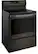 Angle. Whirlpool - 5.3 Cu. Ft. Freestanding Electric Convection Range with Self-High Heat Cleaning Method - Black Stainless Steel.