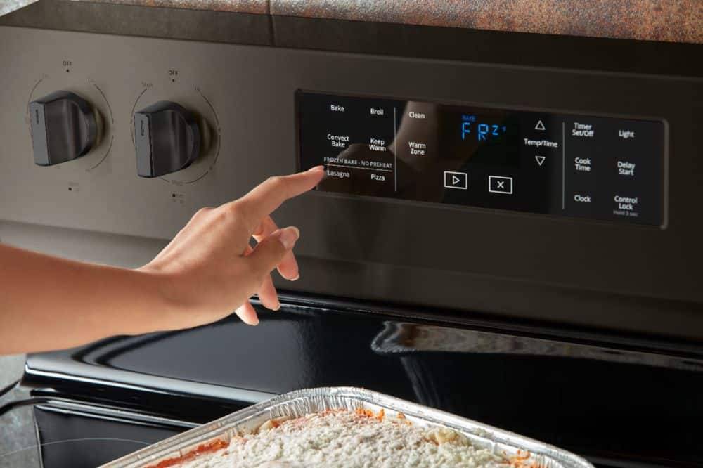 Alt View 14. Whirlpool - 5.3 Cu. Ft. Freestanding Electric Convection Range with Self-High Heat Cleaning Method - Black Stainless Steel.