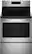 Front. Whirlpool - 5.3 Cu. Ft. Freestanding Electric Convection Range with Self-High Heat Cleaning Method - Stainless Steel.