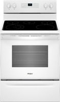 Whirlpool - 5.3 Cu. Ft. Freestanding Electric Range - White - Front_Zoom