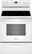 Front. Whirlpool - 5.3 Cu. Ft. Freestanding Electric Range - White.