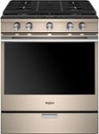Front Zoom. Whirlpool - 5.8 Cu. Ft. Self-Cleaning Slide-In Gas Convection Range - Sunset bronze.