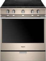 Whirlpool - 6.4 Cu. Ft. Self-Cleaning Slide-In Electric Range - Sunset Bronze - Front_Standard
