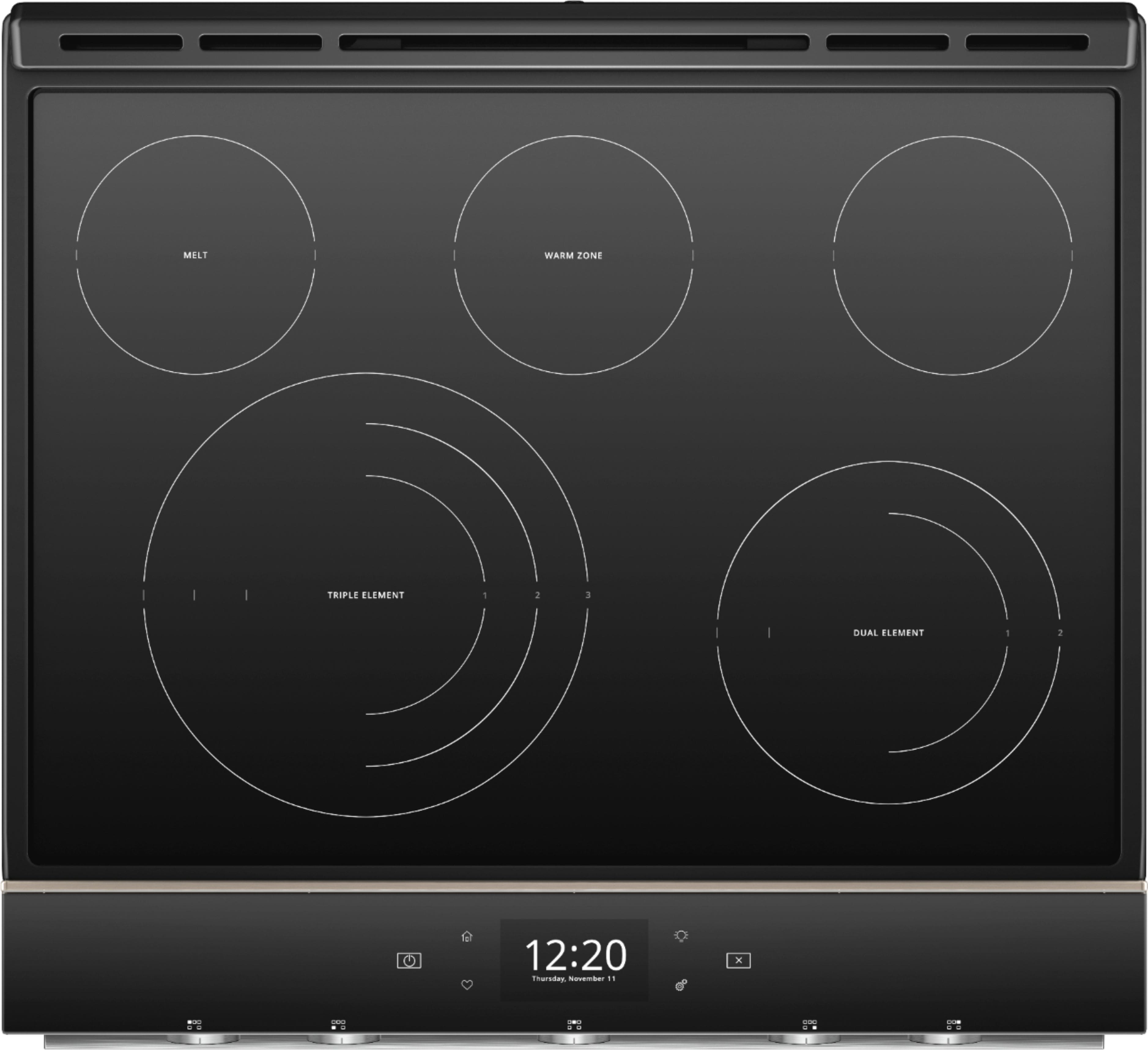 Alt View 11. Whirlpool - 6.4 Cu. Ft. Self-Cleaning Slide-In Electric Range - Sunset Bronze.