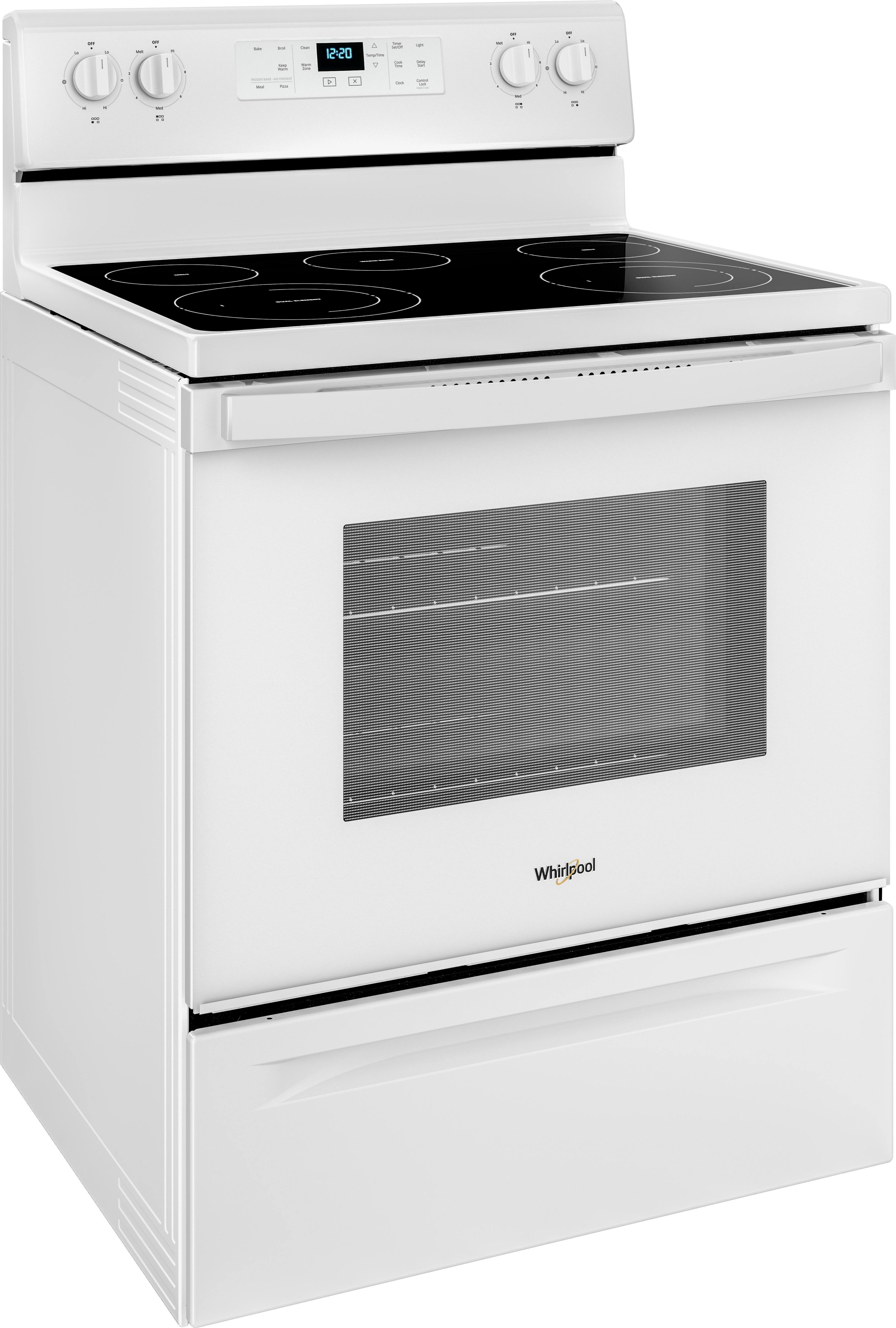 Customer Reviews Whirlpool Cu Ft Self Cleaning Freestanding Electric Range Wfe S Hw